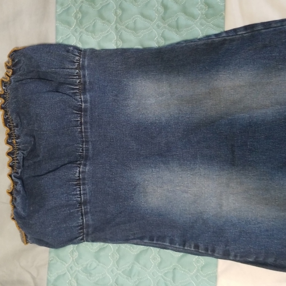 Jean strapless Dress